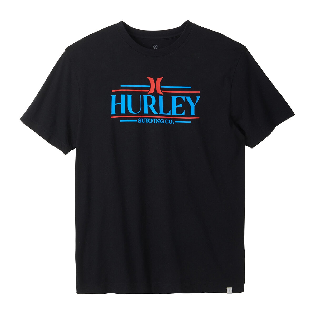 Hurley Playera para Caballero Negro Grande