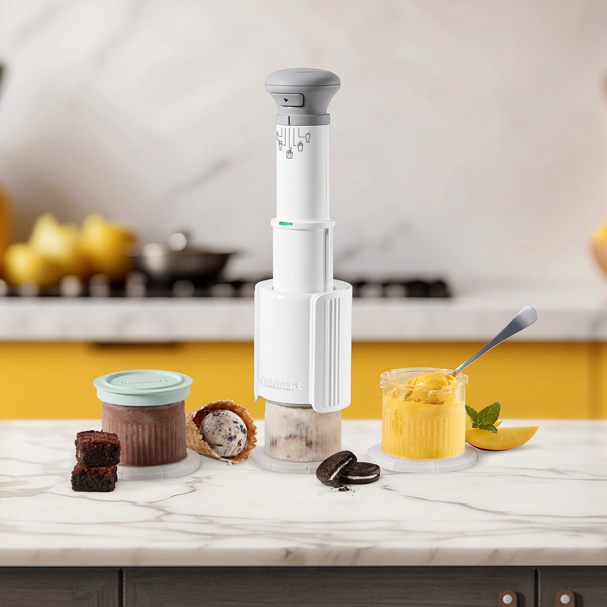 Cuisinart, Máquina para hacer Helados 5 en 1 FastFreeze Cuisinart, Máquina para hacer Helados 5 en 1 FastFreeze