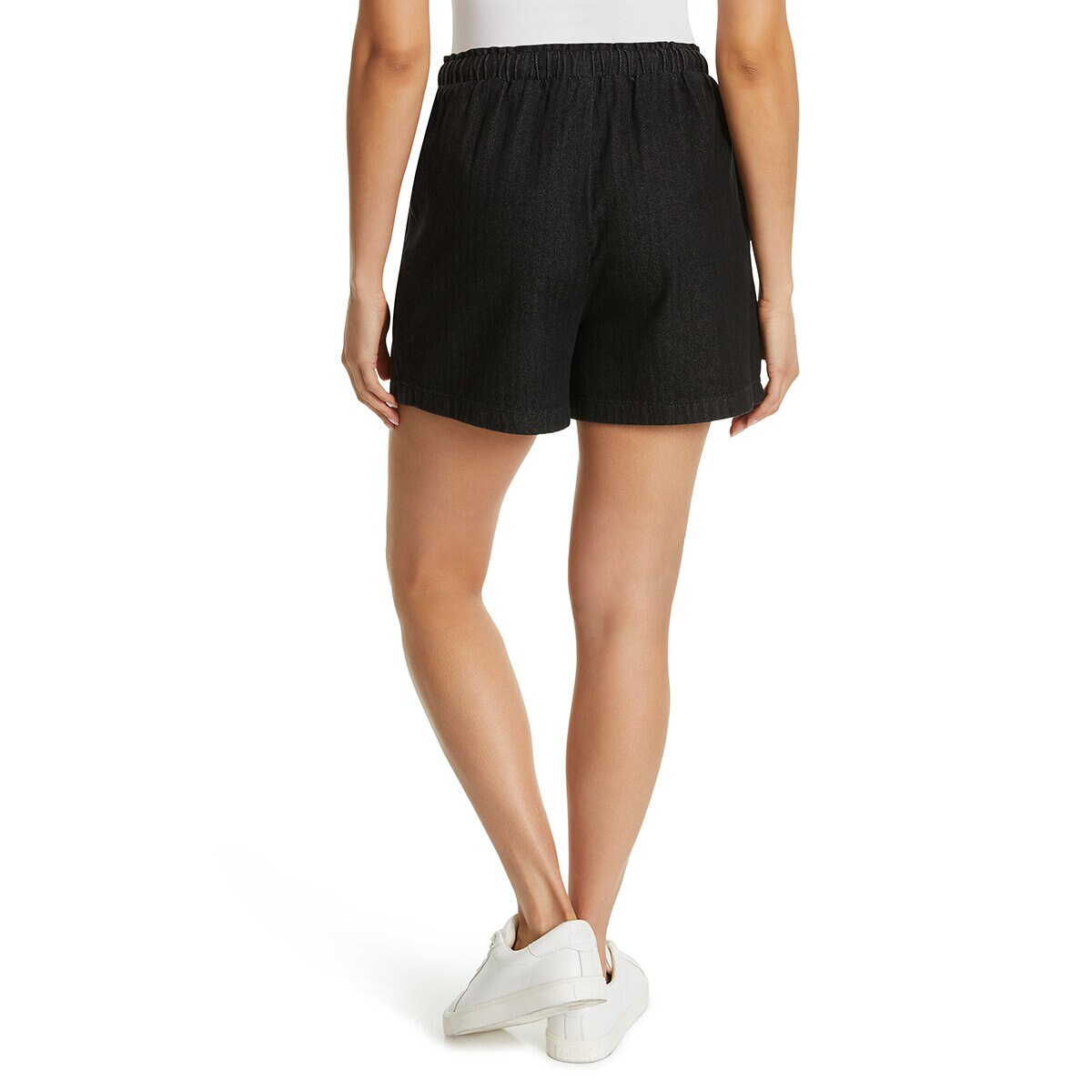 Vintage American Shorts Mezclilla para Dama Negro Extra Grande