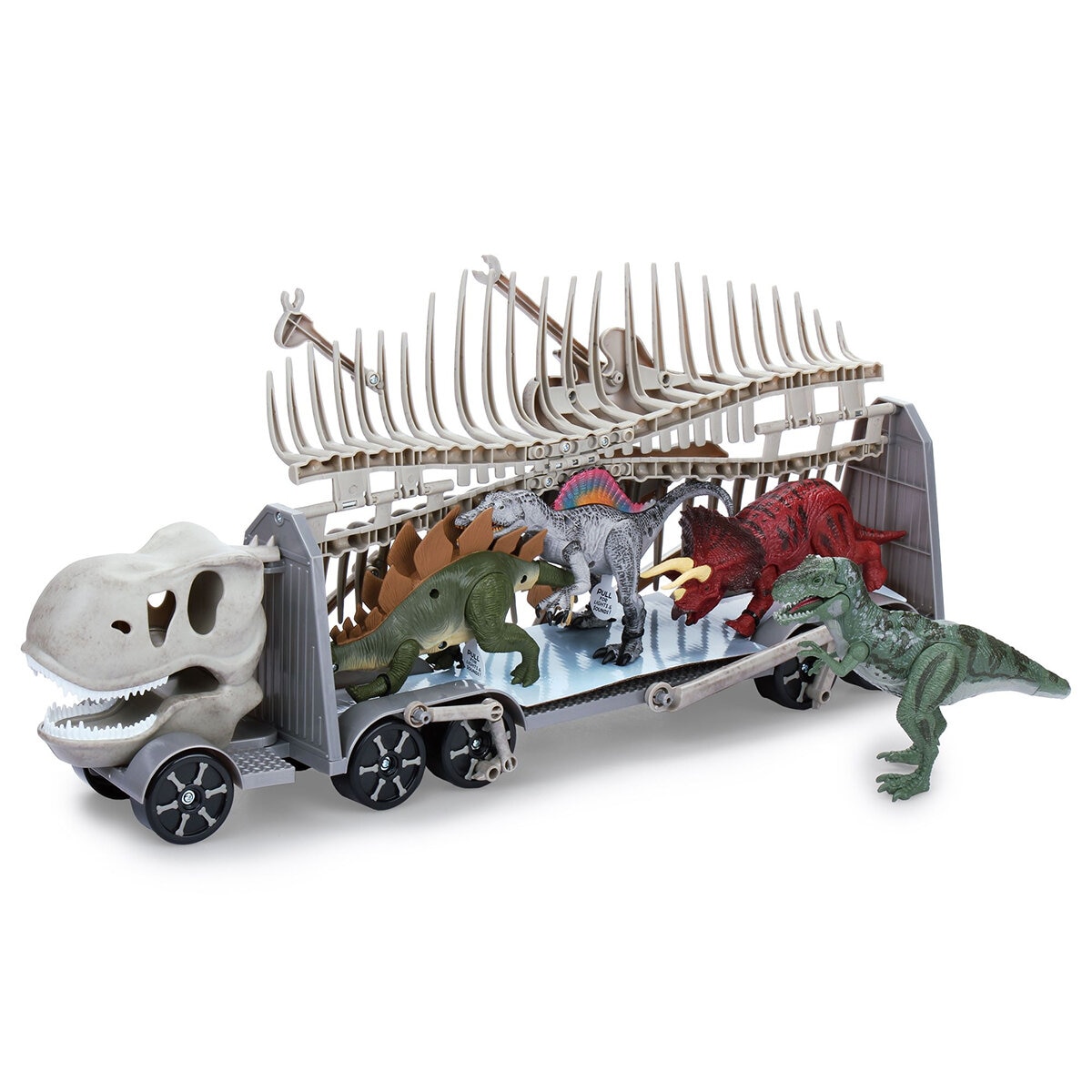 Transportador de Dinosaurios Gris 