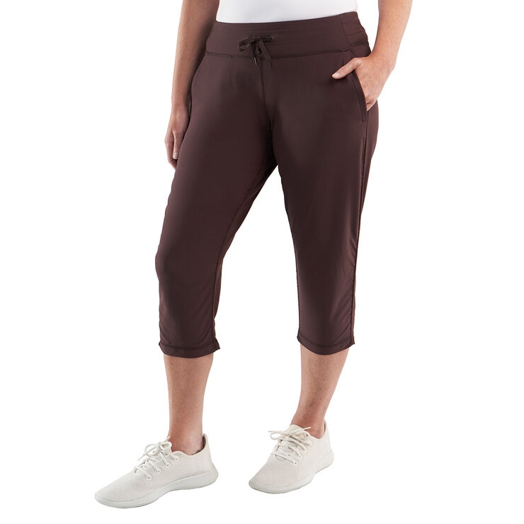 Kirkland Signature Pants Capri para Dama Café Grande