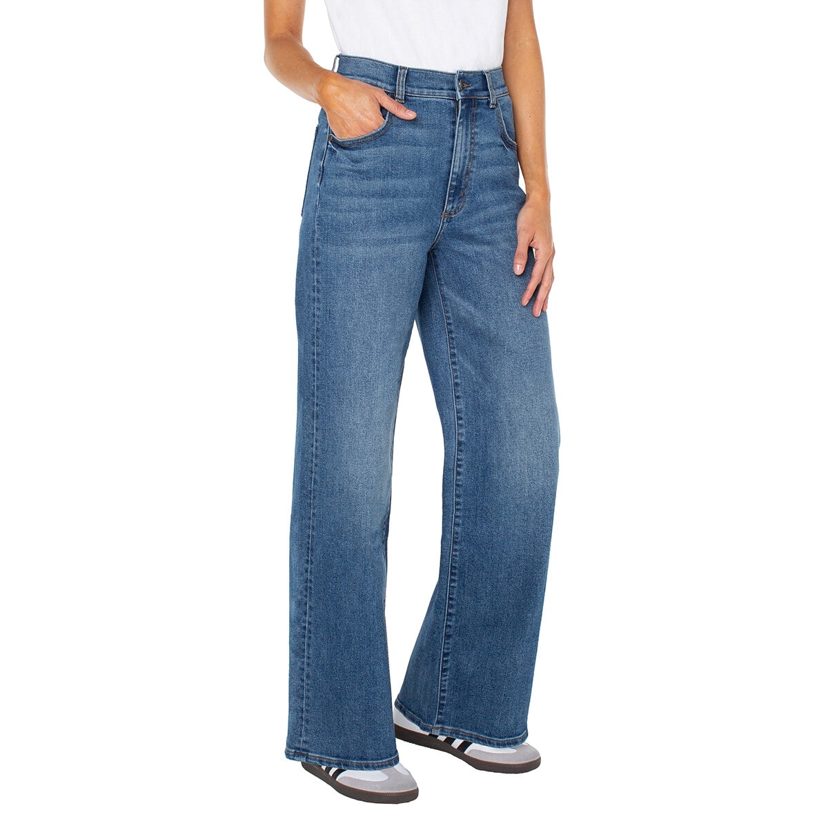 Well Worn Jeans para Dama Azul 4