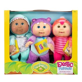 Cabbage Patch Cuties  Set de 3 Muñecas Varios Modelos