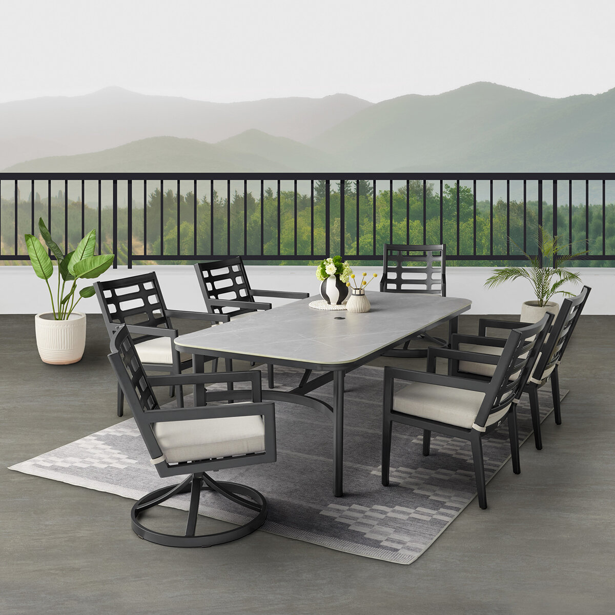 Agio, Juego de Comedor Formia de 7 Piezas