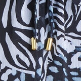 Bleau by Rod Kimono de playa para Dama Negro Extra Grande