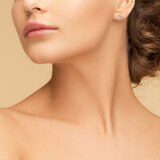 Aretes de Diamantes 0.25ctw, Oro Blanco 14K