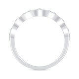 Anillo de Diamantes, 0.23 ct, Oro Blanco 14K