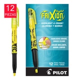 Pilot Frixion Resaltador Borrable Color Amarillo 12 Piezas