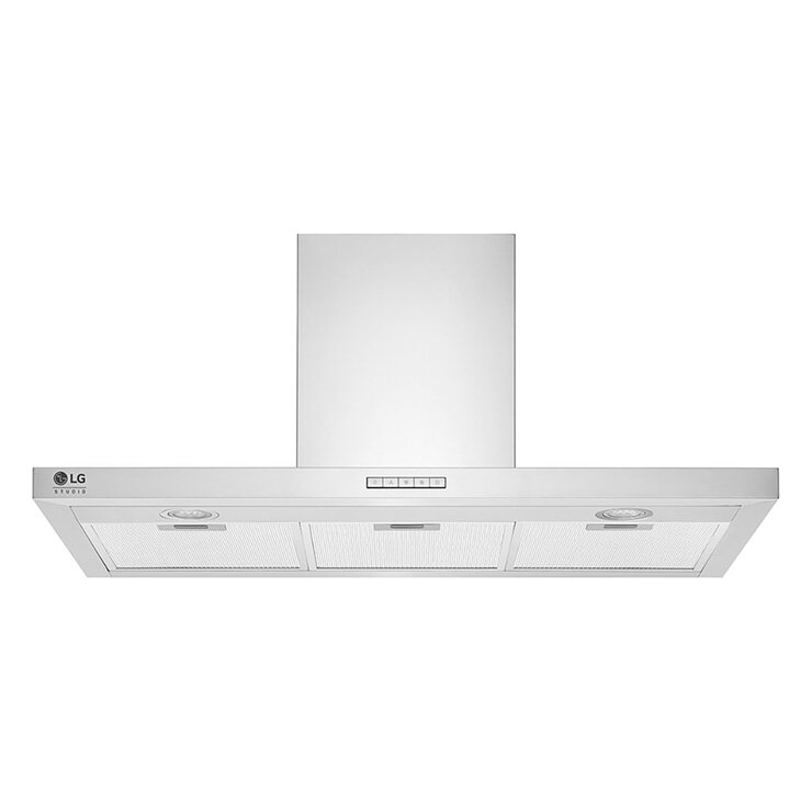 LG Combo Estufa de Gas 5 quemadores 76 cm y Campana de Pared 90 cm