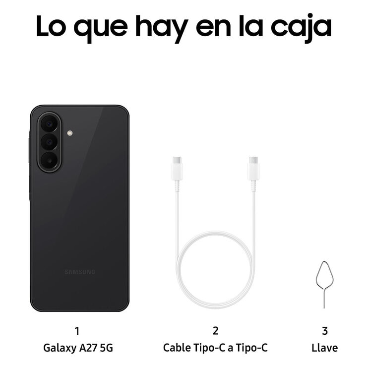 Samsung Galaxy A27 128GB Negro Samsung Galaxy A27 128GB Negro