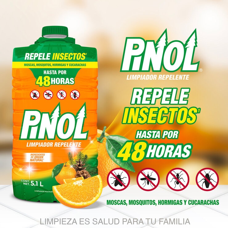 Pinol Limpiador Repelente 5.1 l