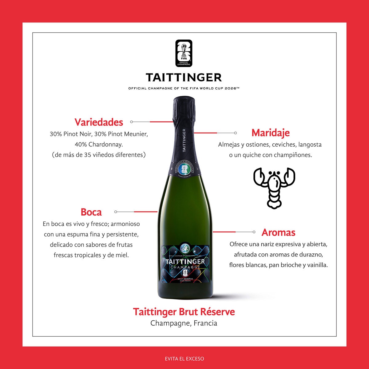 Champagne Taittinger Brut Réserve Edición Especial 750 ml Champagne Taittinger Brut Réserve Edición Especial 750 ml