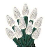 Sylvania Series Navideñas de 100 Luces LED, Blanco Cálido