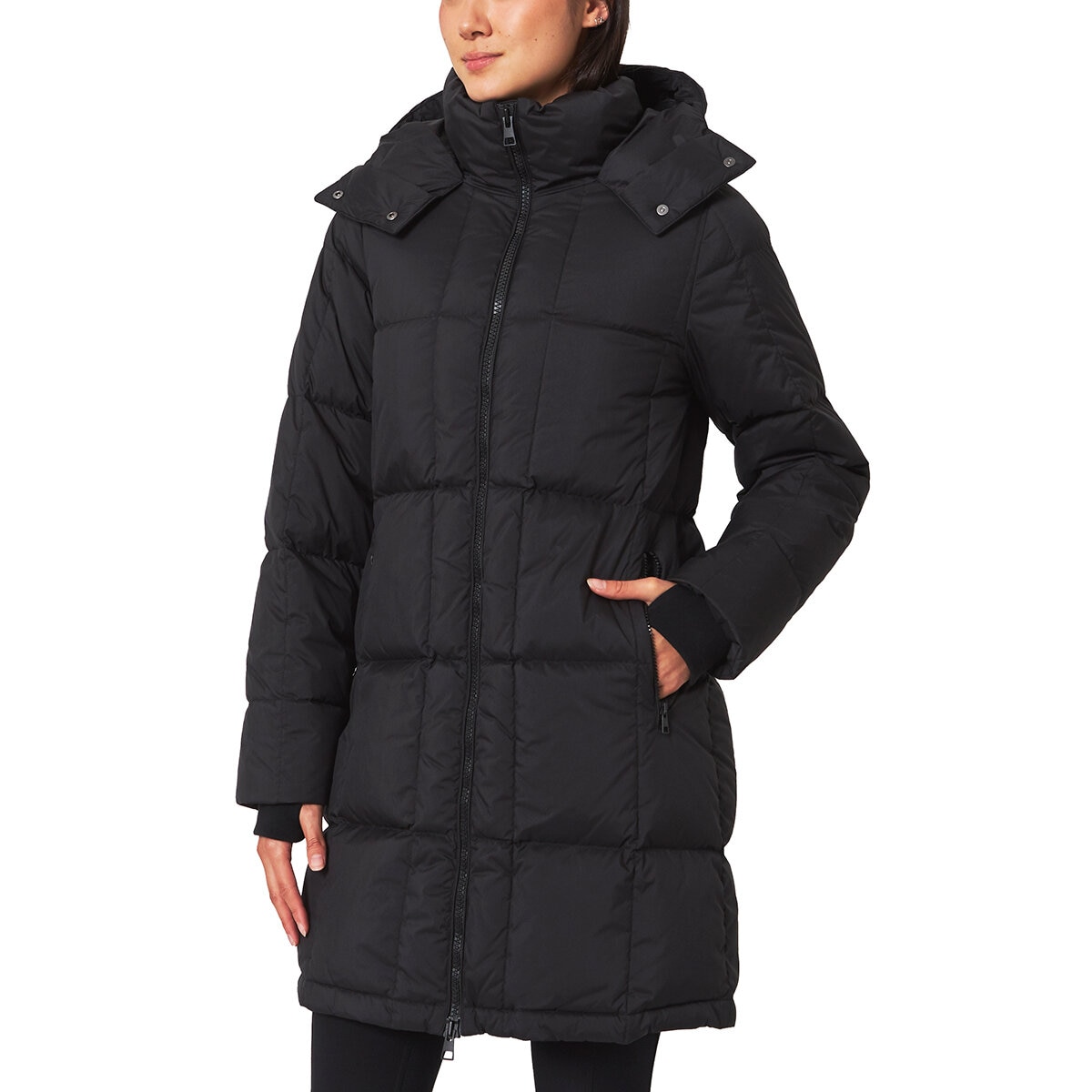 Mondetta Abrigo parka para Dama Negro Extra Grande Cost...