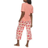 Black Bow Conjunto de Pijama para Dama Rosa Extra Grande