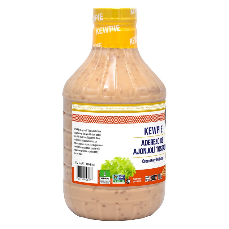 Kewpie Aderezo de Ajonjolí Tostado 887ml