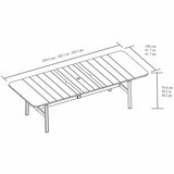 Agio, Morien Comedor para Jardín de 9 Piezas