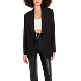 Steve Madden Blazer para Dama Negro Grande