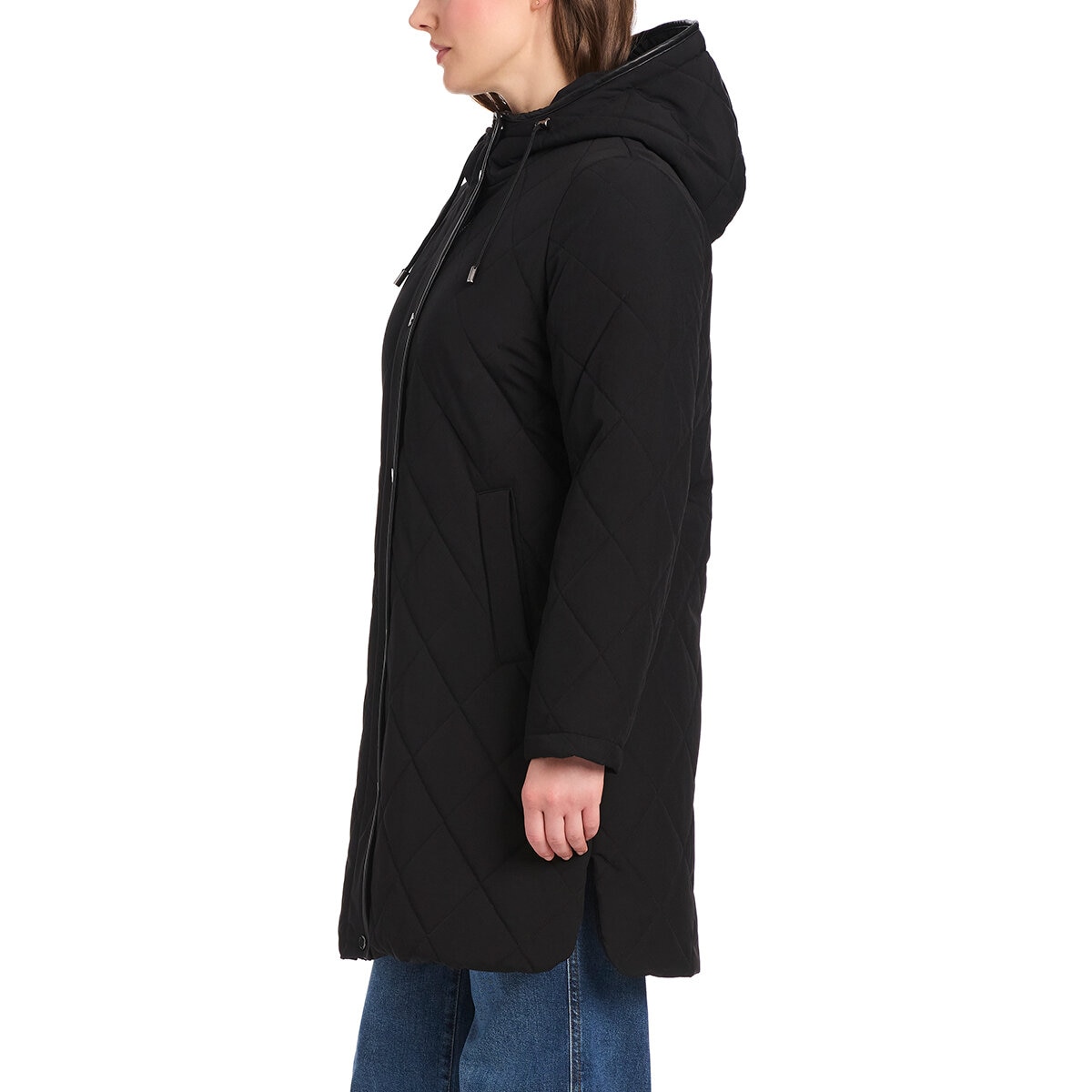 Vince Camuto Chamarra para Dama Negro Extra Grande