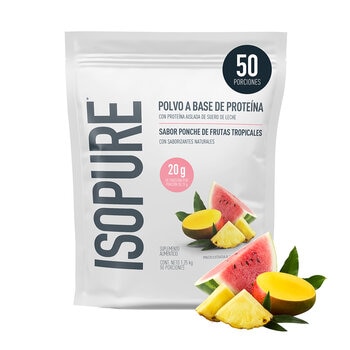 Isopure Proteína en Polvo Sabor Ponche de Frutas Tropicales 1.25 kg