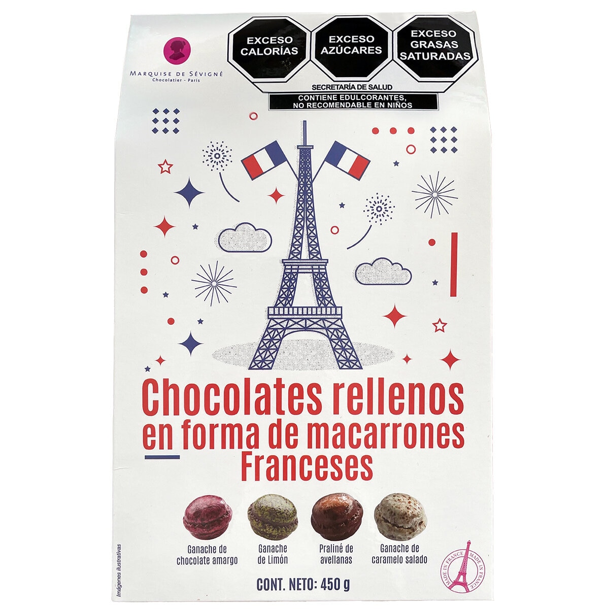 Marquise de Sévigné Chocolates Rellenos de Sabores Surtidos 450 g