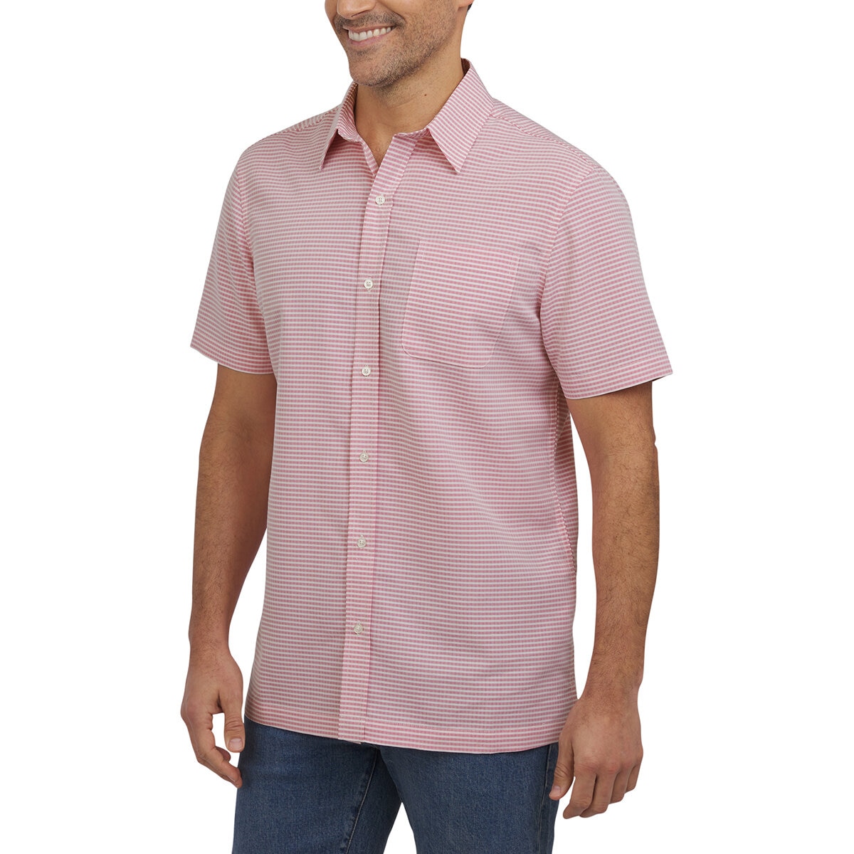 Lands End Camisa para Caballero Rojo Mediana Lands End Camisa para Caballero Rojo Mediana