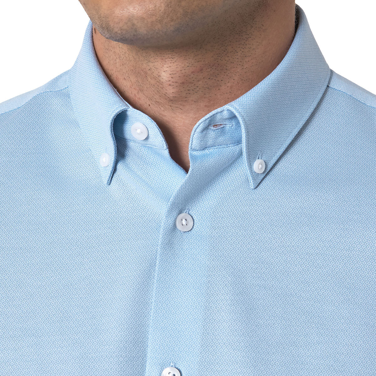 Modern Ambition Camisa para Caballero Azul Chica