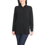 Hilary Radley Blusa para Dama Negro Extra Chica