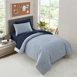 Edredón Individual 5 piezas Color Azul