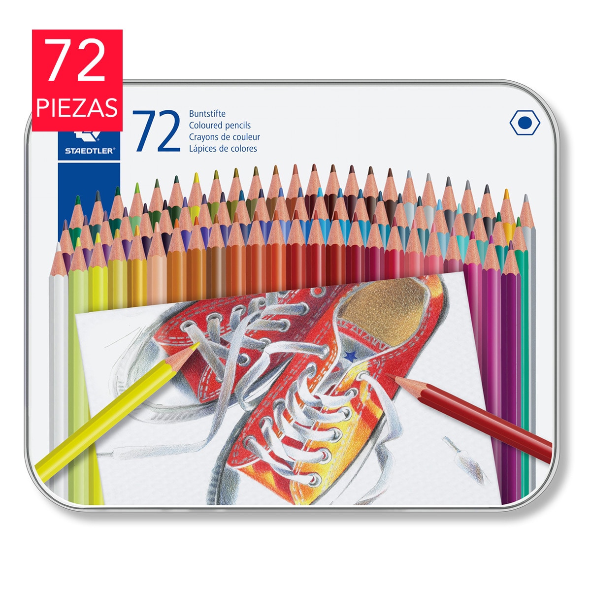 Staedtler Lápices de Colores 72 piezas