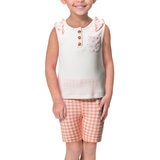 Nicole Miller Conjunto de 6 Piezas para Niños y Niñas Rosa / Azul / Naranja 6 Años