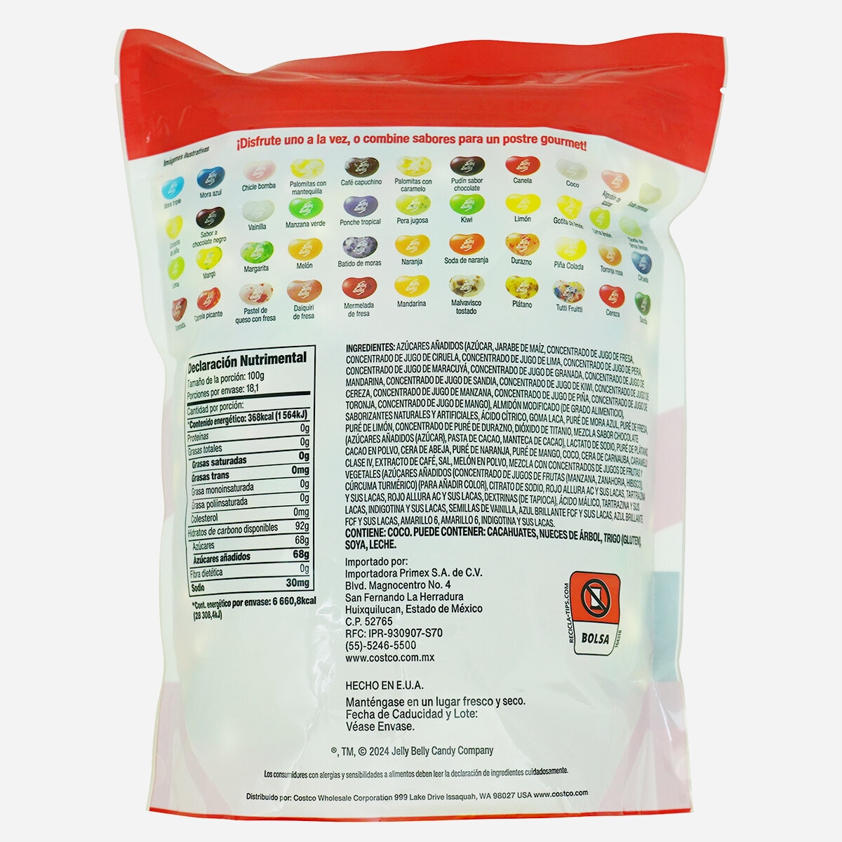 Jelly Belly Caramelos Suaves Confitados 1.81 Kg