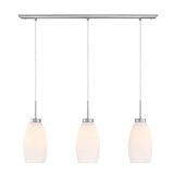 Estevez, Lámpara Colgante de 3 Focos, Modelo Sevilla, Color Níquel