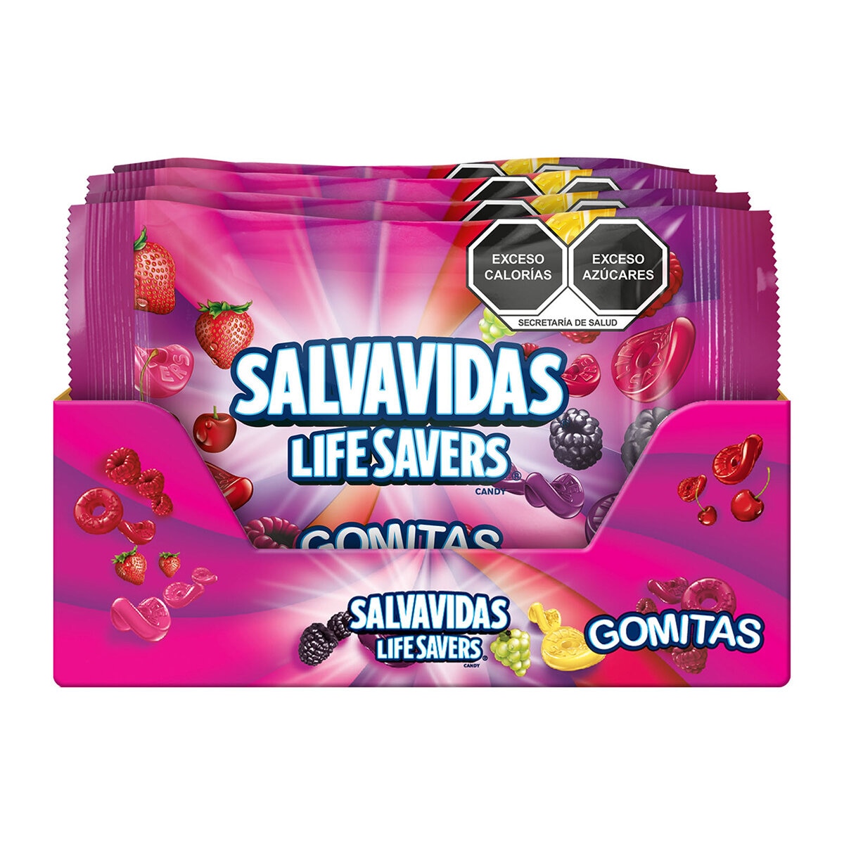 Lifesavers Gomitas de Dulce Sabor Moras Salvajes 9 pzas de 56g