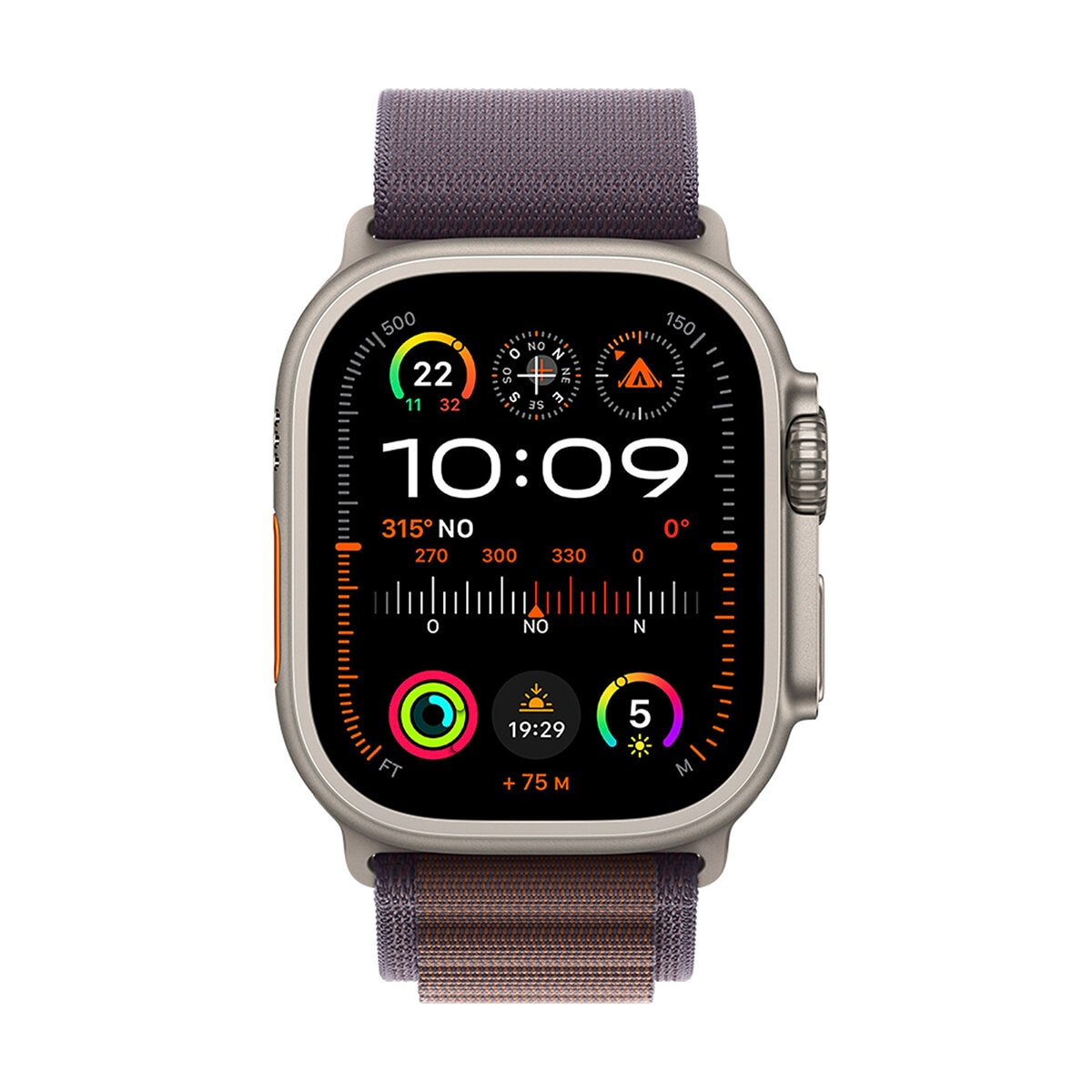 Apple Watch Ultra 2 (GPS + Cellular) Caja de titanio 49mm con Correa Alpine Índigo