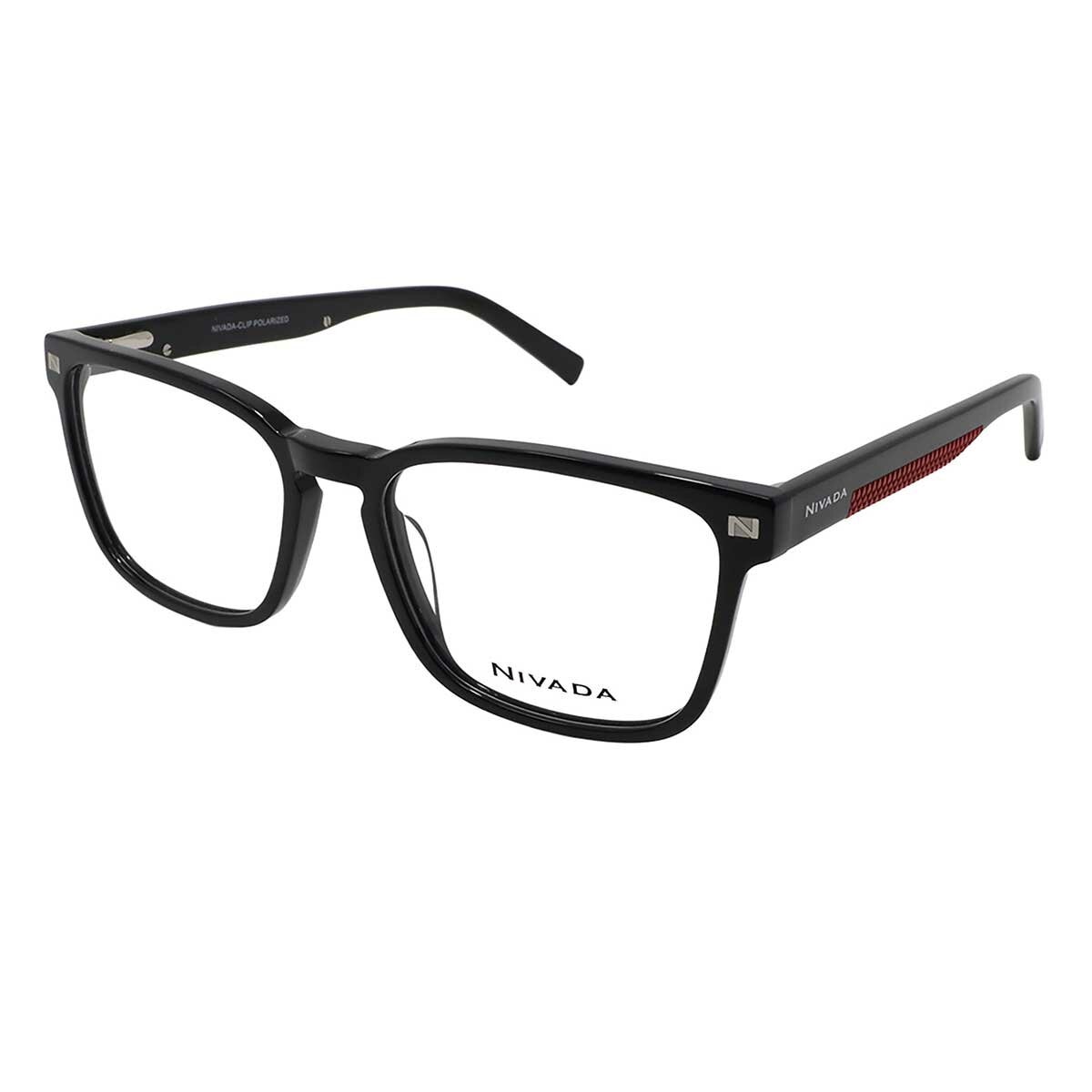 Nivada CNV.X452D.0BLK.57 Armazón Oftálmico + Clip Solar Polarizado