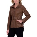 Kenneth Cole Chamarra para Dama Cognac Extra Grande Kenneth Cole Chamarra para Dama Cognac Extra Grande