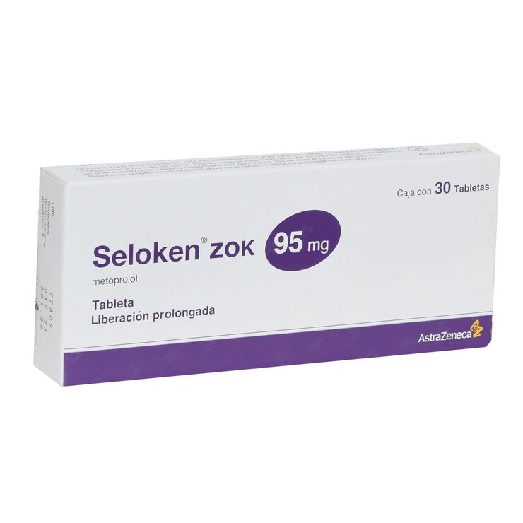 Seloken Zok 95mg 30 Grageas