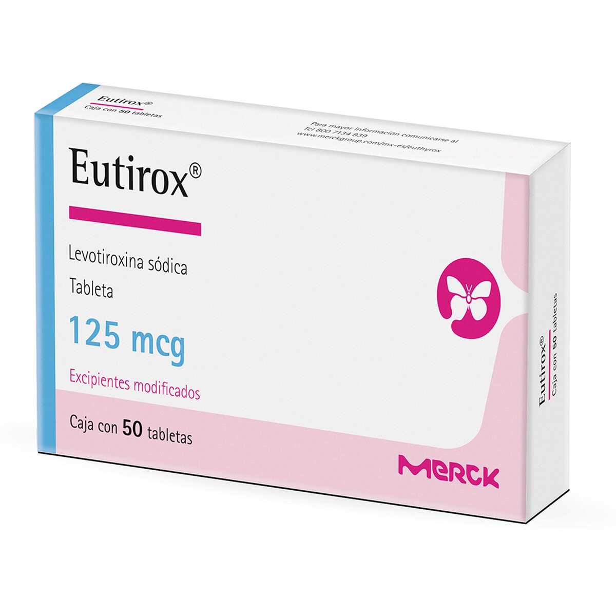 Eutirox 125 mcg Oral 50 Tabletas
