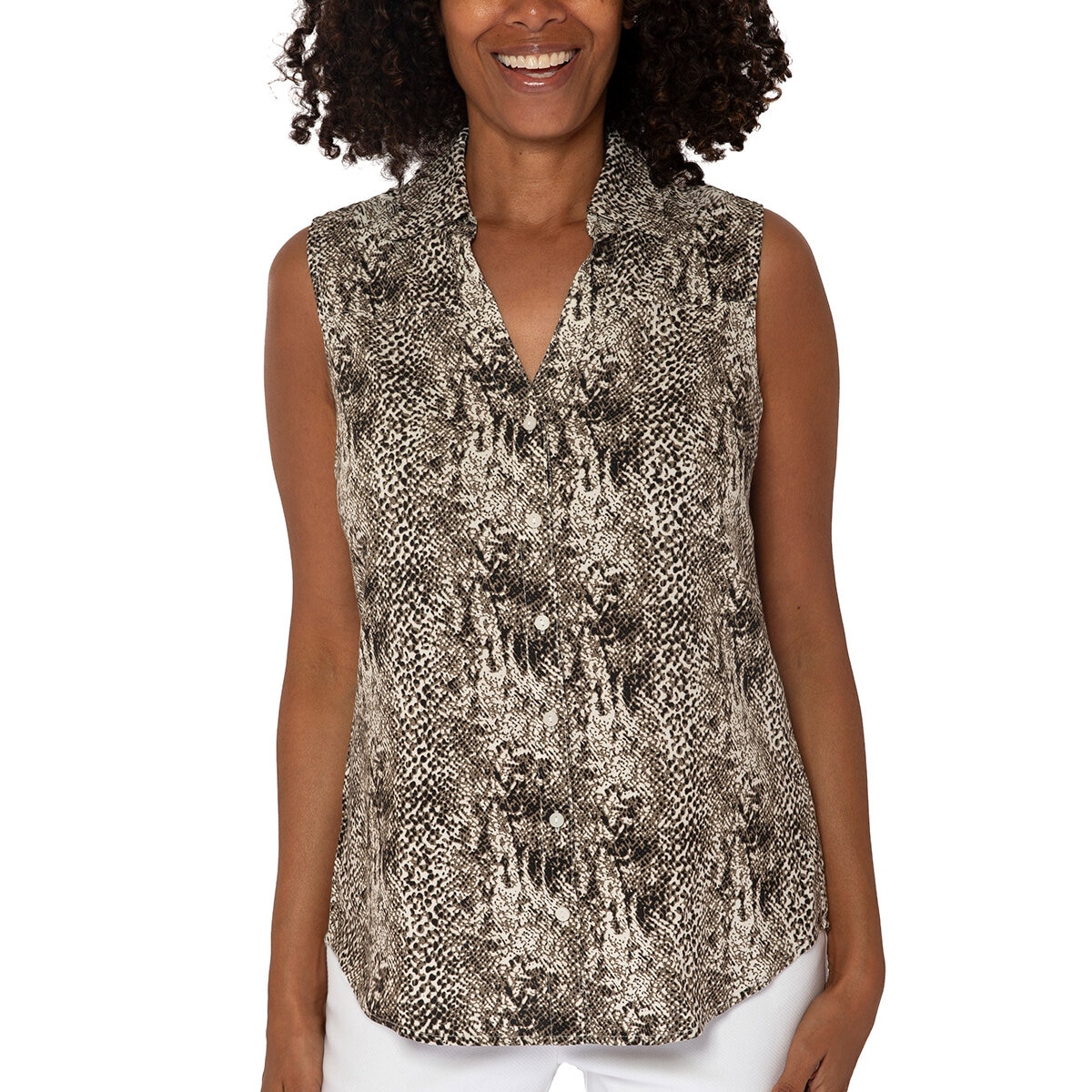 Mario Serrani Italy Blusa para Dama Café Chica