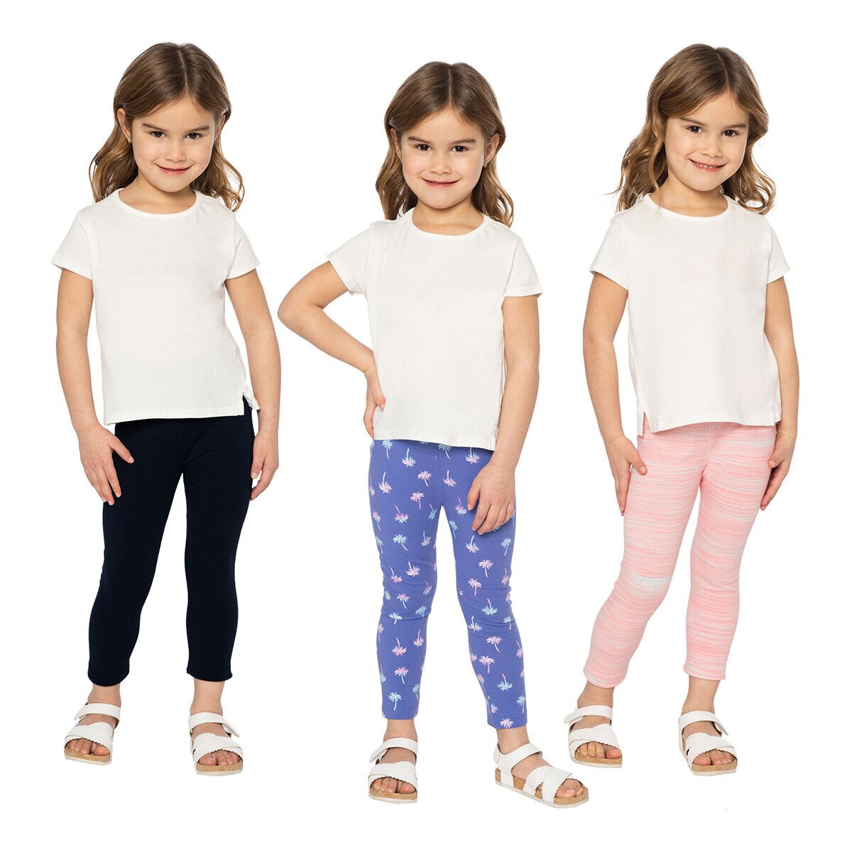 Pekkle Leggings para Niña 3 piezas 