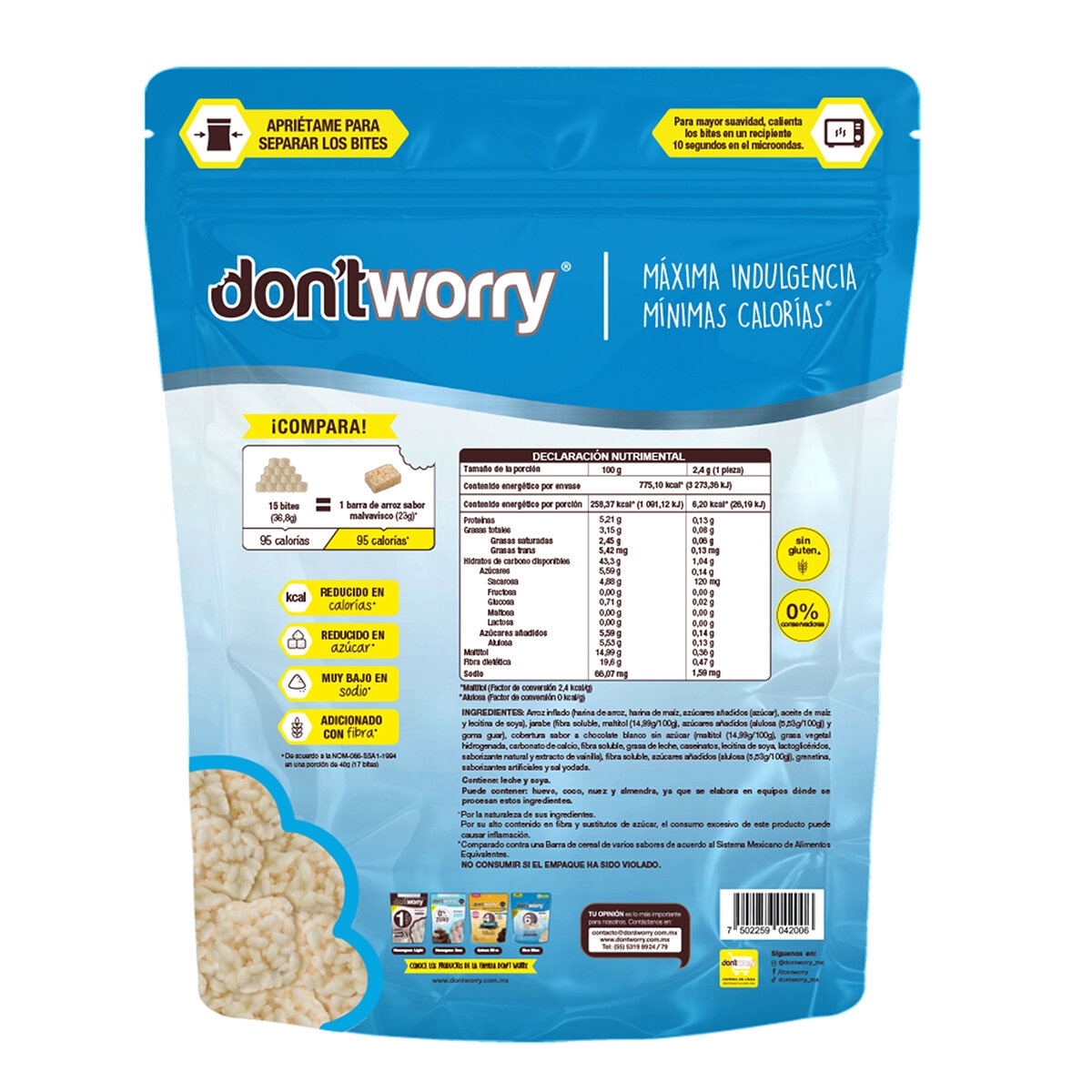 Don't Worry Bolitas de arroz 300g