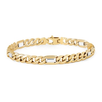 Pulsera para Caballero, Oro Amarillo de 14K 