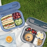 Bentgo Chill Juego de Lonchera con Bolsa Refrigerante 2 juegos Gris