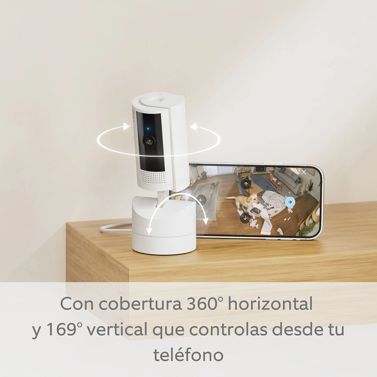 Ring, Bundle Cámara de Seguridad Exterior Inalámbrica + Cáma de Seguridad Interior con Movimiento