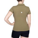 Assh, Playera Deportiva Tipo Polo para Dama Color Verde, Varias Tallas