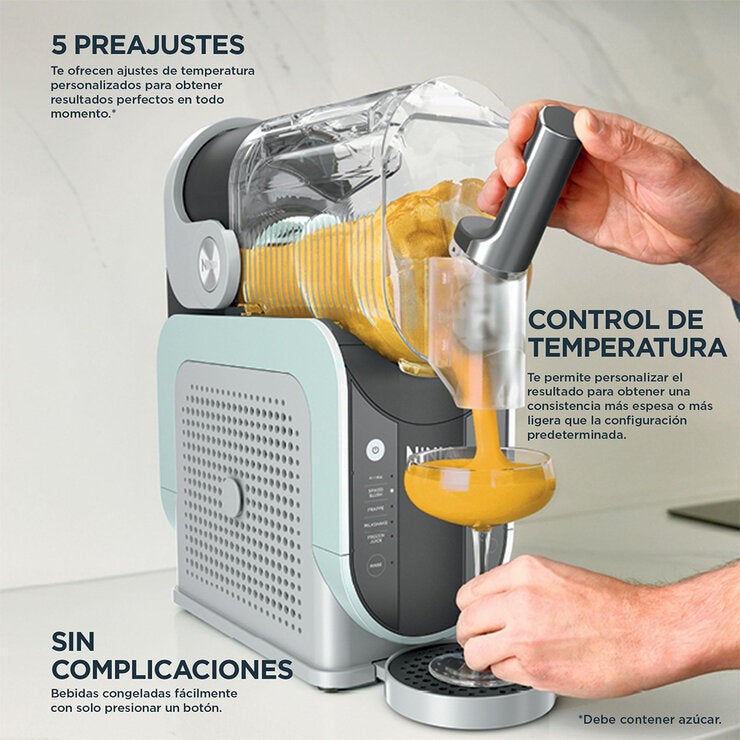 Ninja, Máquina para Bebidas Congeladas y Granizados SLUSHi, 2.8 L Ninja, Máquina para Bebidas Congeladas y Granizados SLUSHi, 2.8 L