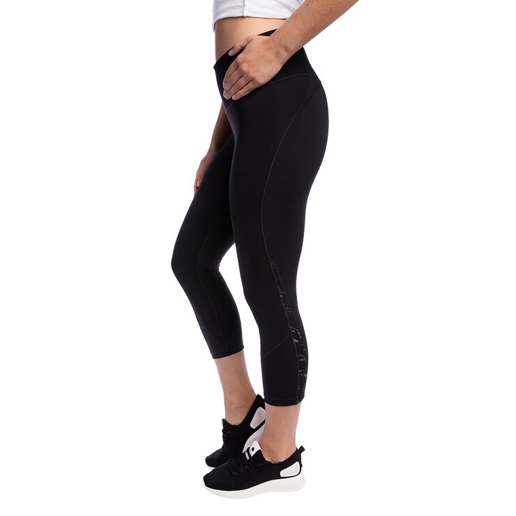 Kirkland Signature, leggings para dama con detalle reflectivo, negro