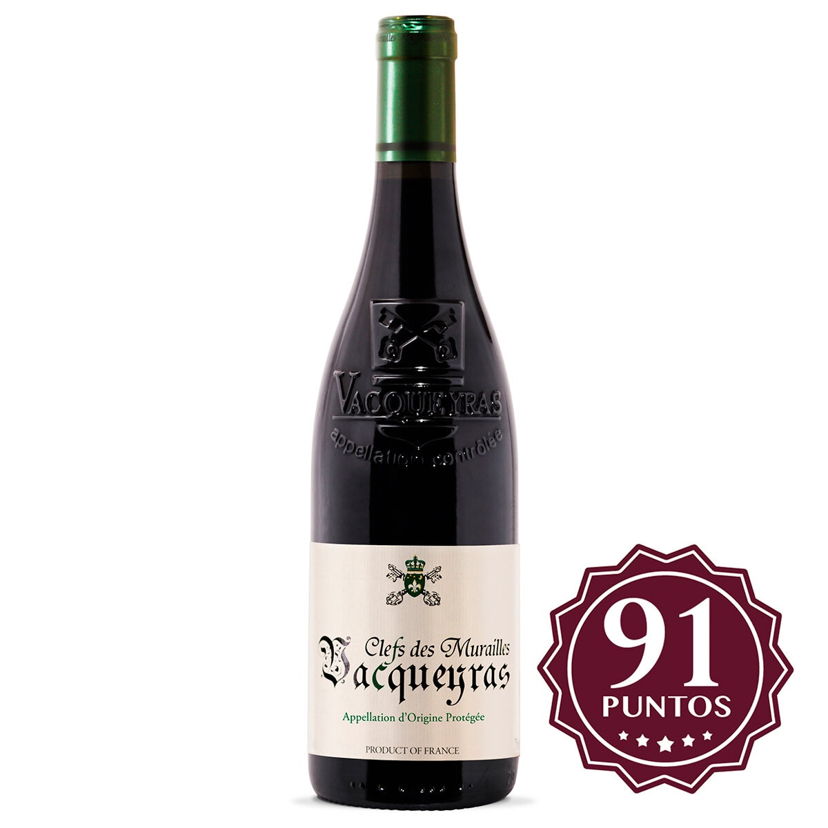 Vino Tinto Clefs des Murailles Vacqueyras 750ml