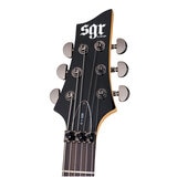 SGR By Schecter Guitarra Eléctrica C-1 FR Negro